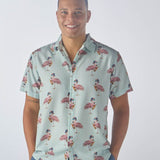 Simply Southern Men's Flamingo Polo