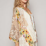 Open Style Gauze Cardigan