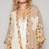 Open Style Gauze Cardigan