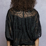 Crochet Short Open Cardigan