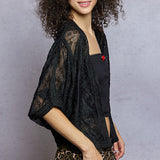 Crochet Short Open Cardigan