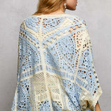 Crochet Open Cardigan