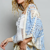 Crochet Open Cardigan