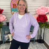 Slouchy Box Knit Hoodie