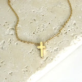 Mini Cross Necklace