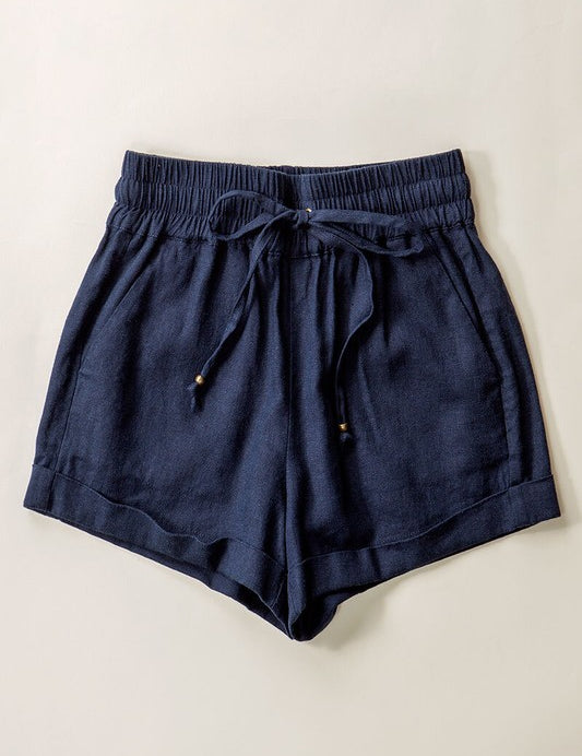 Play All Day Linen Waistband Shorts