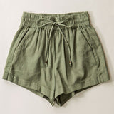 Play All Day Linen Waistband Shorts