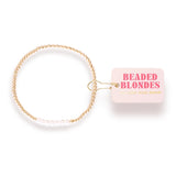 Dainty Sophia Pearl Bracelet in Gold