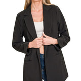 Classic Open Front Blazer