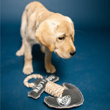 Nauti Dog - 12" Canvas Dog Toy On Rope