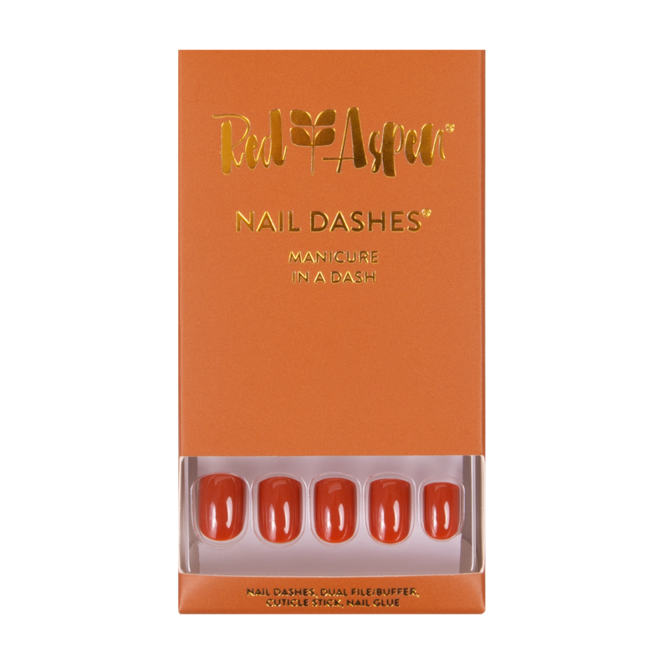 Red Aspen Nail Dashes - Short