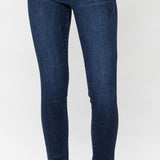 Judy Blue Midrise Classic Crinkle Ankle Skinny