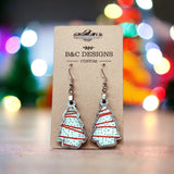 Christmas Cake Earrings