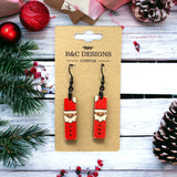 Hand Made Holiday Earrings