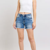Judy Blue Fray Hem Shorts