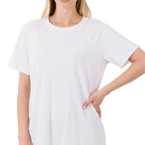 Boyfriend Round Neck Tee