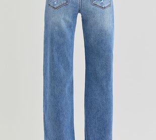 Risen High Rise Wide Jeans