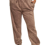 Acid Washed Fleece Sweatpants with Pockets