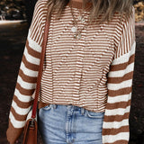 Stripe Geometric Sweater