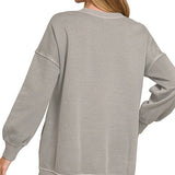 Hi-Low Pullover with Pockets