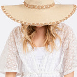 Sun Hat Woven Edge Band