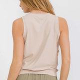 Loose Fit Ribbed Tank