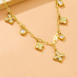 18K Gold Charm Necklace