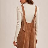 Corduroy Pinafore Overall Dress