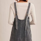 Corduroy Pinafore Overall Dress