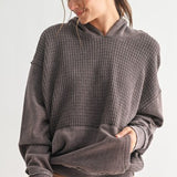 Waffle Knit Hoodie