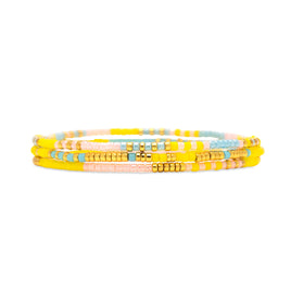 Pura Vida SB Gold Stretch Bracelet