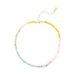 Pura Vida Ombre Rainbow Bead Choker