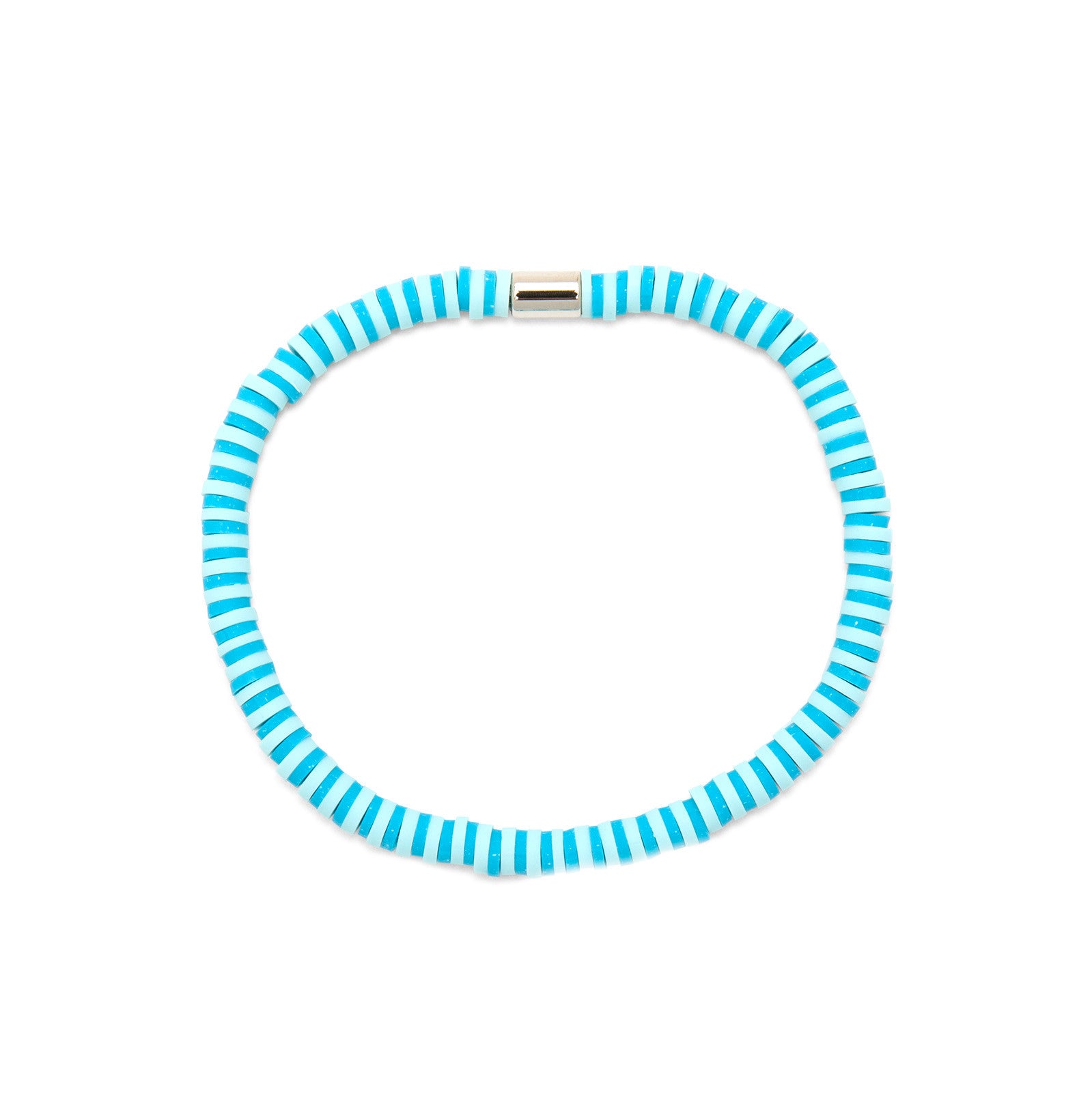 Pura Vida Seascape Vinyl Disc Stretch Bracelet