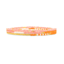 Pura Vida Mixed Seed Bead Bracelet 3 PK