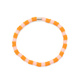 Pura Vida Seascape Vinyl Disc Stretch Bracelet