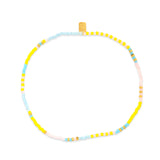 Pura Vida Mixed Seed Bead Stretch Anklet
