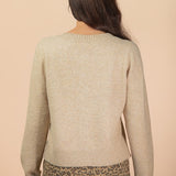 Oatmeal Crop Cardigan