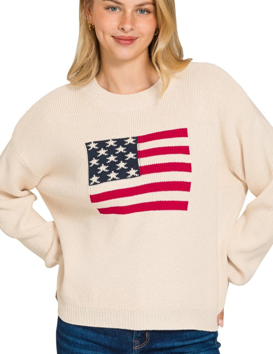 USA Crew Neck Sweater
