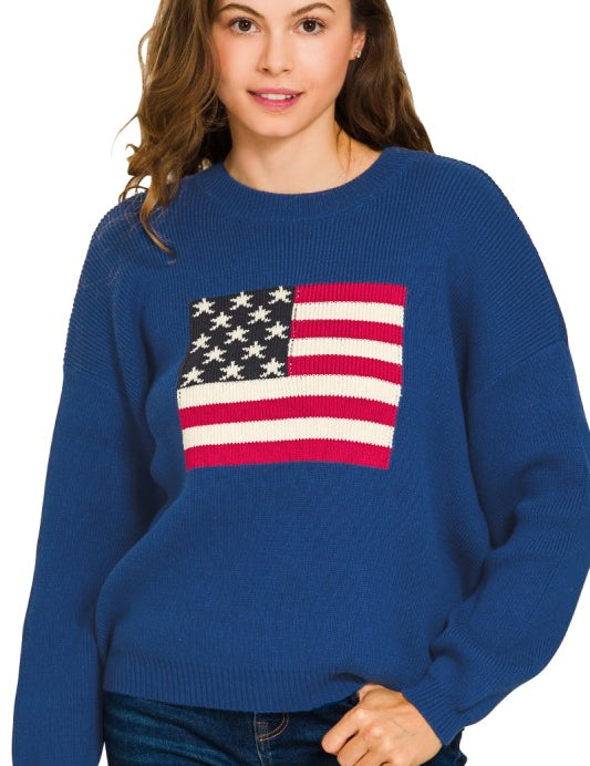 USA Crew Neck Sweater