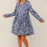 Floral Babydoll Swing Dress