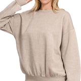 Acid Washed Fleece Sweatshirts