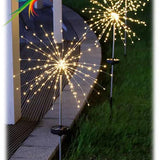 Led Starburst Solar Stakes - Set/2