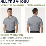 Allpro 41800 S/S Polo