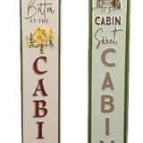 Metal Cabin Wall Sign - 2 Assorted Styles