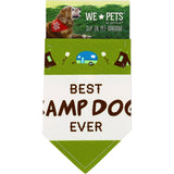 Camp Dog - 12" x 8" Canvas Slip on Pet Bandana
