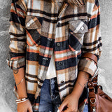 Multicolor Plaid Flannel Shacket