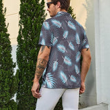 Tropical Leaf Golf Shirt