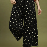 Polka Dot Wide Leg Pants