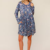 Floral Babydoll Swing Dress