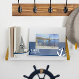 Lake Life - 9" X 7" Mirrored Glass Frame
(Holds 6" X 4")